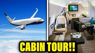 $90 Million Boeing BBJ MAX7 Cabin Tour! SHOCKING