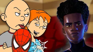 Classic Caillou And Rosie Misbehave At Spider-Man: Across the Spider-Verse/Grounded