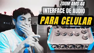 zoom ams 44 ‐ Interface para Celular e PC - gravação de audio