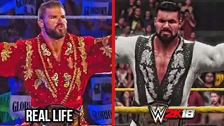 WWE 2K18 VS REAL LIFE - All Entrances Comparison! ( RELEASED SO FAR )