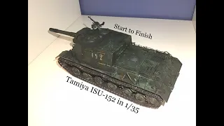 Tamiya ISU-152 start-to-finish