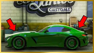 HOW TO GET COLORED STOCK WHEELS FOR THE BENEFACTOR SCHLAGEN GT - GTA 5 ONLINE