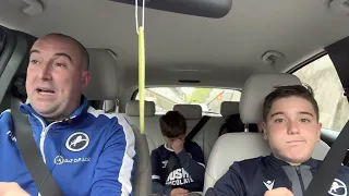 Millwall 3-4 Blackburn Rovers - Drive home with Zac and TT. #Millwall #Blackburn #MFC #BRFC