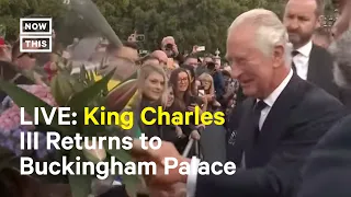 King Charles Returns to Buckingham Palace After Queen's Death I LIVE