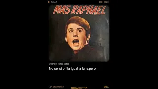 " Cuando tú no estás " Raphael, cover por Edgar Moya