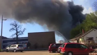 Brandon Manitoba building on fire