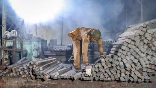 Most Incredible Manufacturing Process of Rebar Steel