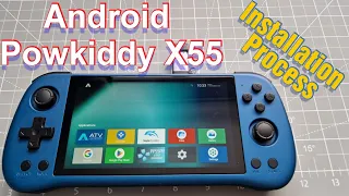 Powkiddy X55 new update , flashing Android guide