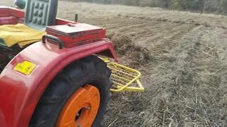 Підготовка занедбаної грядки під оранку мінітрактором ,, Шіфенг -244.,,