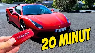 Sprawdzam czy 20 minut jazdy w FERRARI to dobry PREZENT