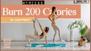 BURN 200 CALORIES with This 10-Minute HIIT AT HOME Workout