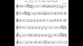 Go, tell it to the mountain   Base + spartito flauto