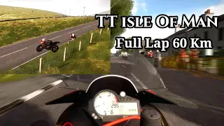 TT Isle Of Man Ride on the edge Full Lap 60 km world's mos dangerous race...