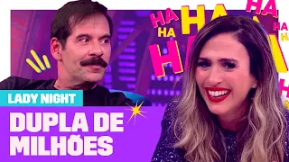 Leandro Hassum e Tatá Werneck testam afinidade! | Lady Night | Humor Multishow