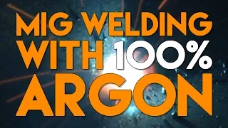 100% CO2 vs C25 MIG Mix vs 100% Argon for MIG Welding