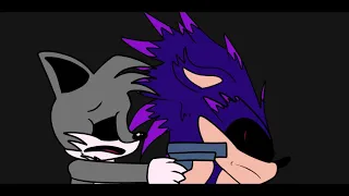 "oh no! which one do I shoot?" But Its Sonic.Exe || Triple Trouble || FNF Holiday Animation?