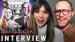 ‘WandaVision’ Interviews with Elizabeth Olsen, Paul Bettany, Kathryn Hahn and Teyonah Parris