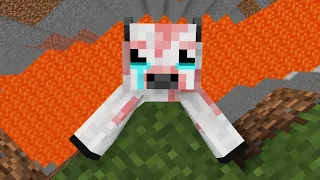 Wolf Life: Little Cow Needs Help - Minecraft Animation