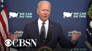 Biden says getting vaccinated against COVID-19 "is a patriotic thing to do"