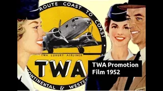 TWA Trans World Airlines, Feat Lockheed Constellation, Promotion Film 1952 Three