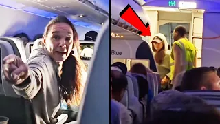 Airplane Karen Cries Discrimination After Not Getting Her Way