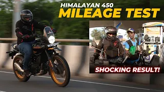 Royal Enfield Himalayan 450 | Highway + City Mileage Test | Shocking Results😨