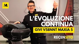 GIVI MAXIA 5. Ecco il nuovo bauletto da 58 litri top di gamma! || Recensito