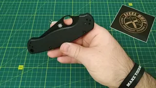 Steel Buff #2 - Spyderco Paramilitary - Chinese replica - реплика из Китая #steelbuff #spyderco