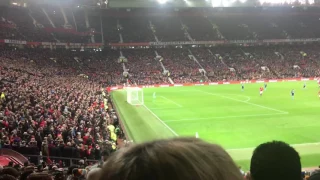 Man Utd fans sing we'll never die