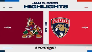 NHL Highlights | Coyotes vs. Panthers - January 3, 2023