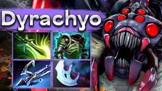 Дурачье на Бруде против тяжелой линии! - Dyrachyo Broodmother 7.33 DOTA 2