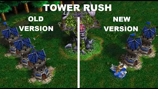 New version of old tower rush | Warcraft 3 Classic