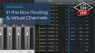 LUNA Office Hours #95 - In the Box Audio Routing & Virtual Channels w/ Apollo (+ Manley VOXBOX)