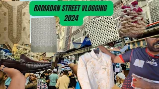 RAMDAN EID SHOPPING | STREET SHOPPING | BHENDI BAZAR TO MUSAFIR KHANA STREET VLOGGING 🛍