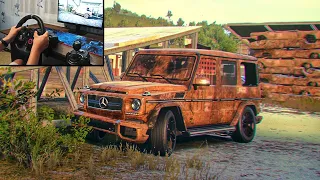 Rebuilding a Mercedes AMG G63 - NFS HEAT - Logitech G29 gameplay