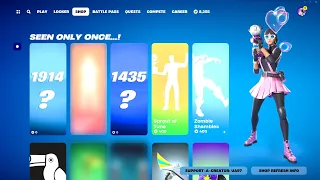 EVERY Item seen only ONCE in Item Shop Fortnite!