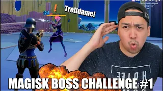 MAGISK TROLLDAME BOSS CHALLENGE I FORTNITE - Fortnite boss challenge #7