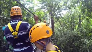 zipline pattaya tailand-flight of the Gibbon 4k video