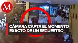 Captan secuestro de una mujer en San Luis Potosí; delito queda grabado en video