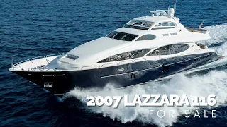 2007 Lazzara 116 Open Bridge For Sale | Yachts360