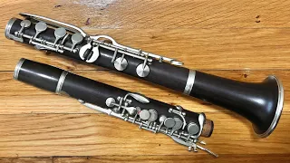 A clarinet with saxophone fingerings? F. Buisson "Sax system" clarinet (Jazz Klarinette)