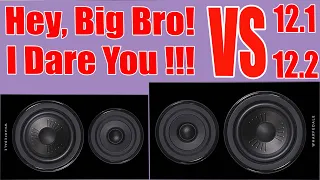 Hey, Big Bro! I Dare You ! [Sound Battle] Wharfedale Diamond 12.1 vs Diamond 12.2 w/Cambridge CXA81