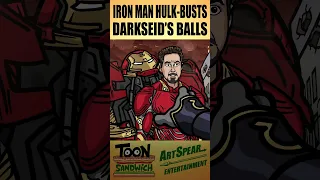 Iron Man busts - TOON SANDWICH #funny #marvel #mcu #disney #ironman #tonystark #darkseid