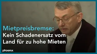 BGH-Urteil: Kein Schadenersatz vom Land für zu hohe Mieten