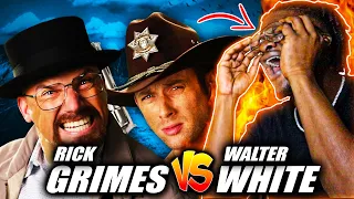 CLEAR BODY BAG! | Rick Grimes vs Walter White. Epic Rap Battles of History (REACTION)