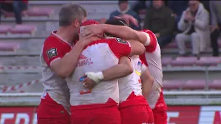 TOP 14 - Essai de Tomas CUBELLI (BO) - Biarritz Olympique - RC Toulon- J20 - Saison 2021/2022