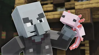 Pillager Stole My Axolotl [Minecraft Animation]