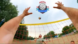 Beach Volleyball Training, First Person View/ Пляжний волейбол від першої особи в Полтаві (2023)