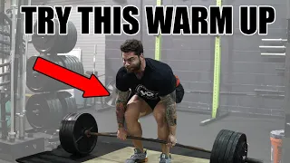 My new DEADLIFT warm up YOU NEED TO TRY (Greatest Deadlift warm-up)