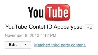 YouTube Content ID Apocalypse (What's Going On?)